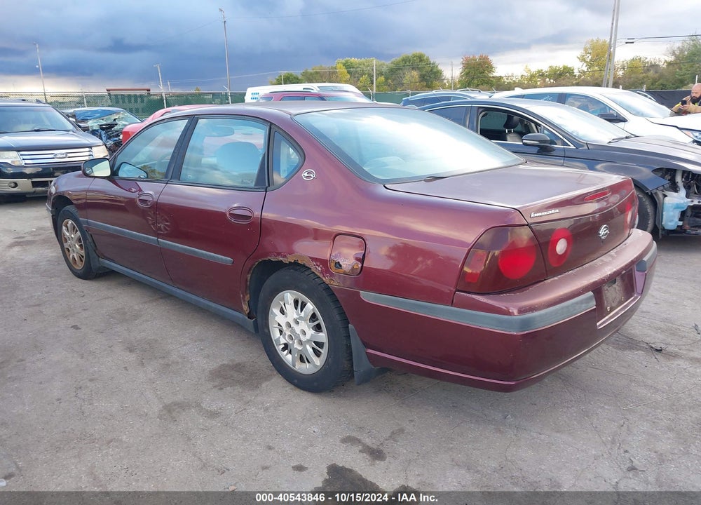 2000 CHEVROLET IMPALA VIN: 2G1WF55E4Y9346752