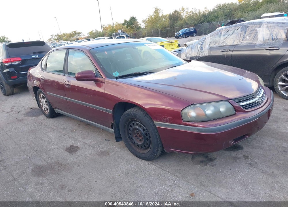 2000 CHEVROLET IMPALA VIN: 2G1WF55E4Y9346752