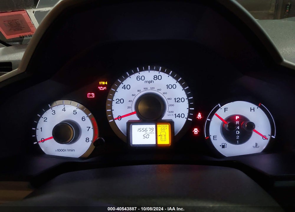 2011 HONDA PILOT EX-L VIN: 5FNYF4H55BB005837