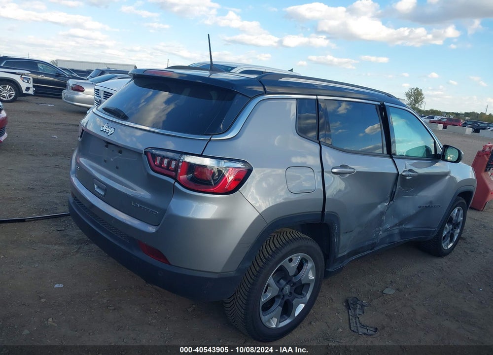 2019 JEEP COMPASS LIMITED 4X4 VIN: 3C4NJDCB7KT766966