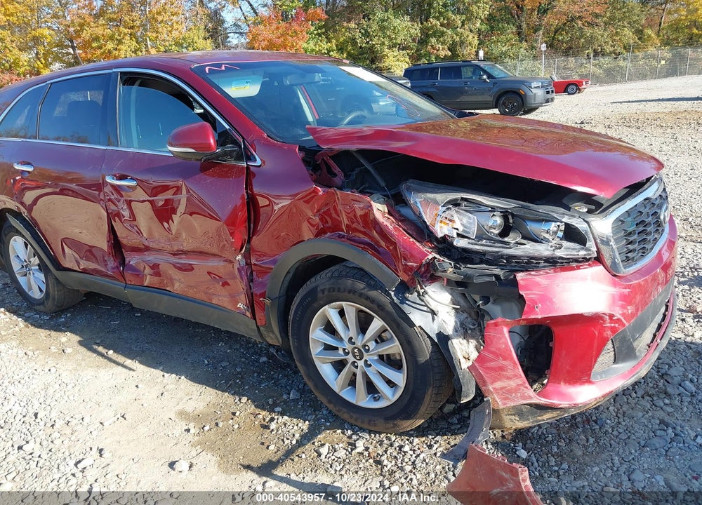 2019 KIA SORENTO 2.4L LX VIN: 5XYPGDA38KG545919