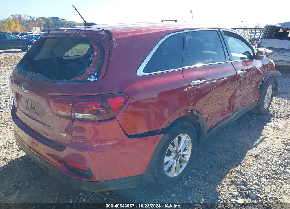 2019 KIA SORENTO 2.4L LX VIN: 5XYPGDA38KG545919