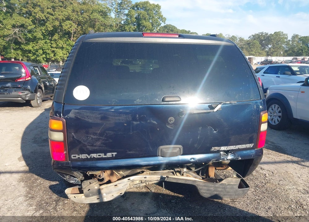 2005 CHEVROLET SUBURBAN 1500 LS VIN: 3GNEC16Z35G144239