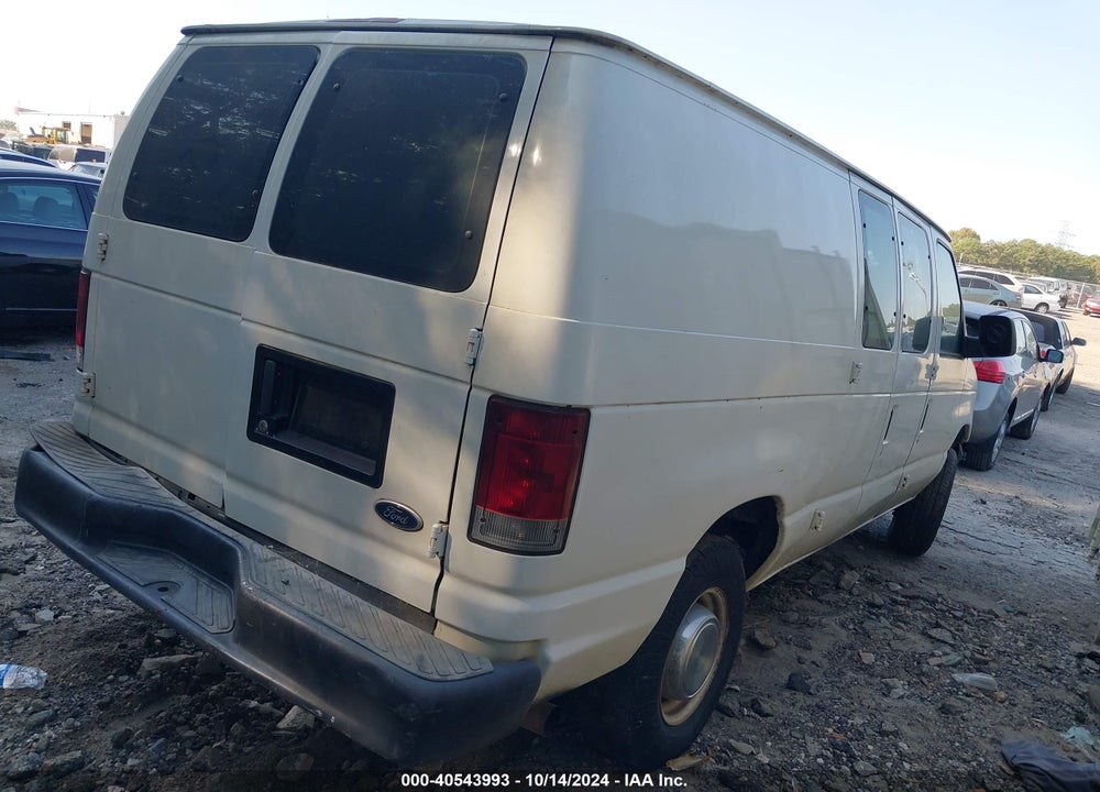 2007 FORD E-350 SUPER DUTY COMMERCIAL/RECREATIONAL VIN: 1FTSE34L97DB28708