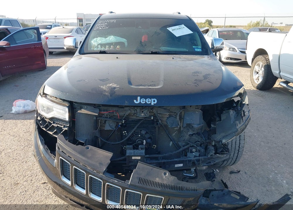 2014 CHEROKEE JEEP GRAND  OVERLAND VIN: 1C4RJFCT6EC125152