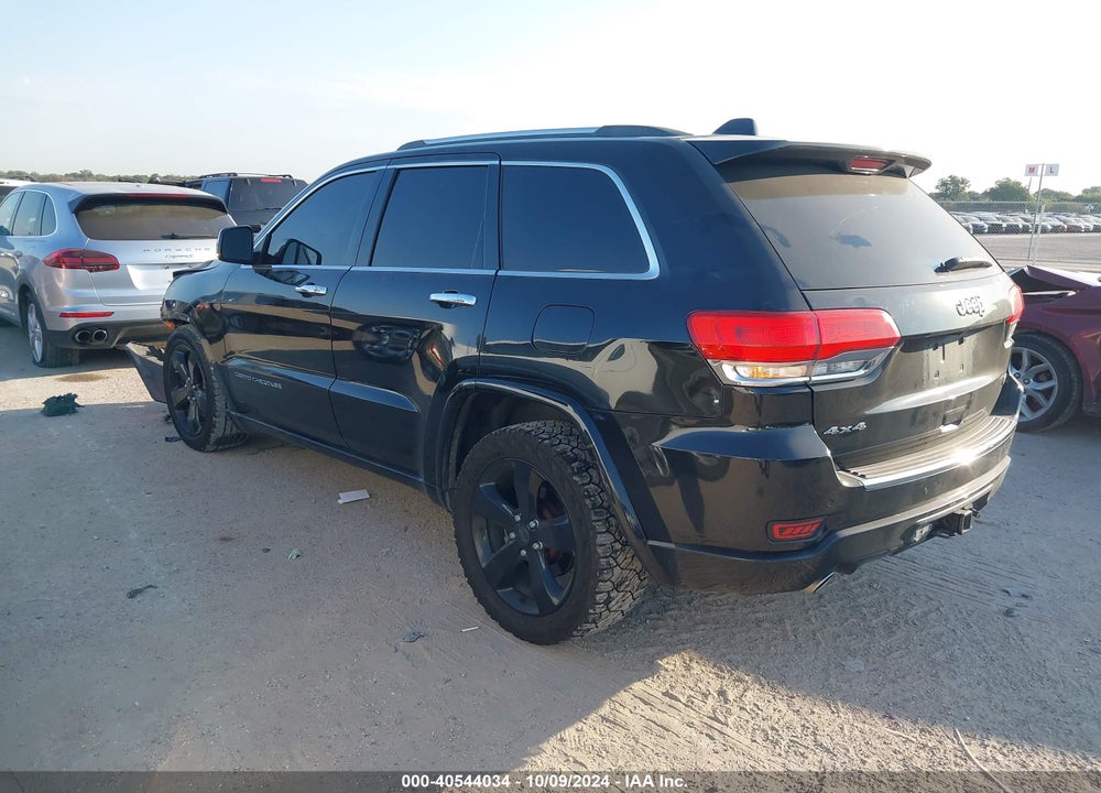 2014 CHEROKEE JEEP GRAND  OVERLAND VIN: 1C4RJFCT6EC125152