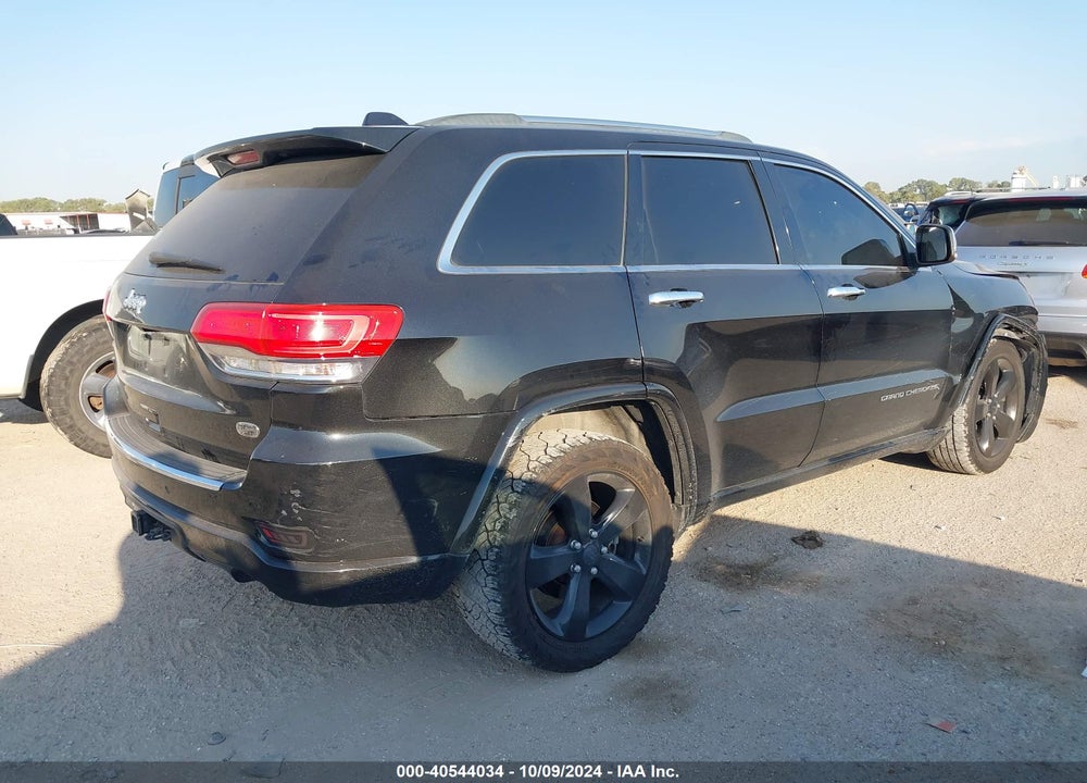 2014 CHEROKEE JEEP GRAND  OVERLAND VIN: 1C4RJFCT6EC125152