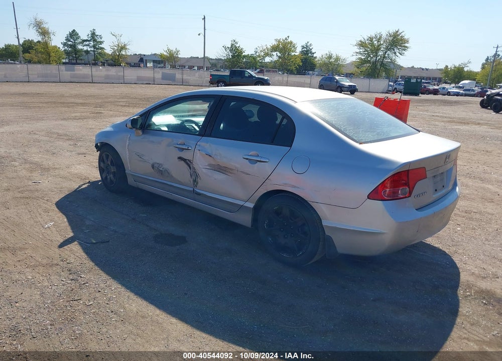 2008 HONDA CIVIC LX VIN: 1HGFA16578L065567
