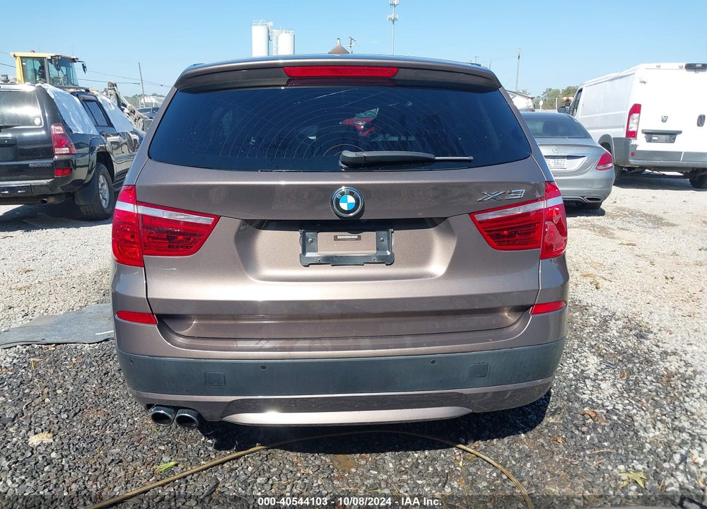 2014 BMW X3 XDRIVE28I VIN: 5UXWX9C59E0D13400