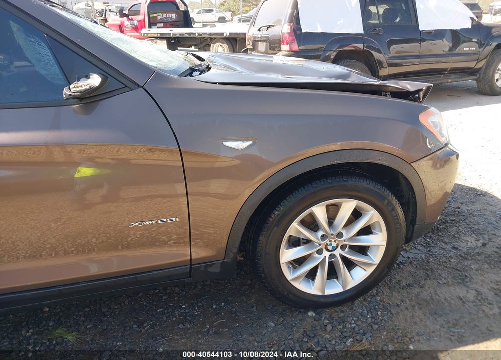 2014 BMW X3 XDRIVE28I VIN: 5UXWX9C59E0D13400