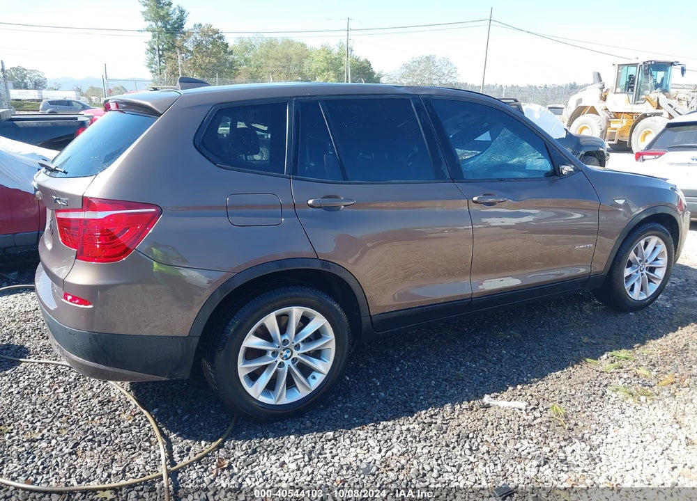 2014 BMW X3 XDRIVE28I VIN: 5UXWX9C59E0D13400