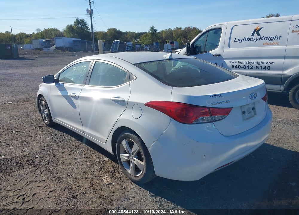 2013 HYUNDAI ELANTRA GLS VIN: 5NPDH4AE4DH300595