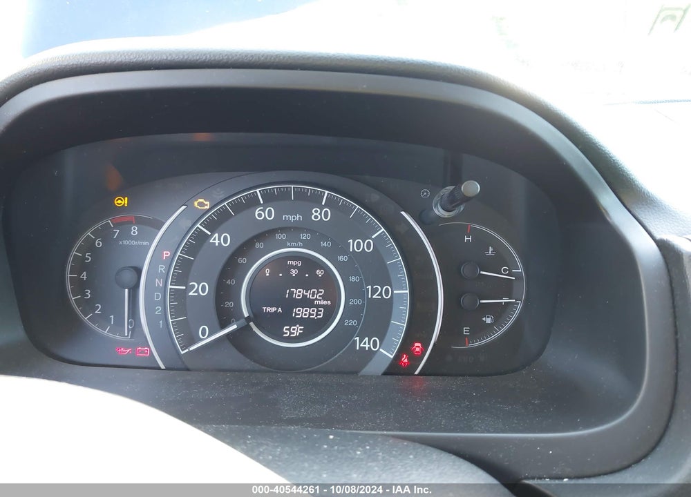 2013 HONDA CR-V EX-L VIN: 2HKRM4H74DH636286