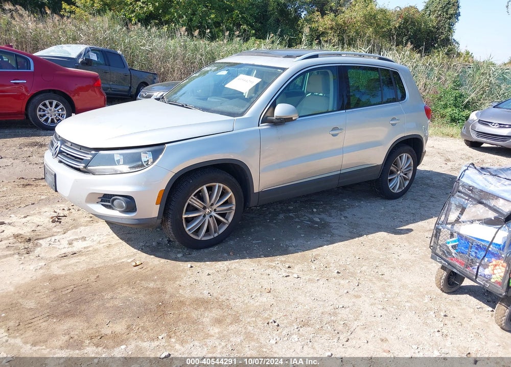 2013 VOLKSWAGEN TIGUAN SE VIN: WVGAV3AXXDW624468