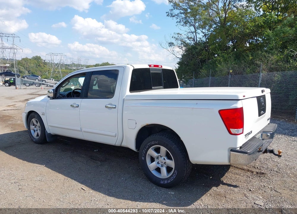 2004 NISSAN TITAN SE VIN: 1N6AA07B54N522962