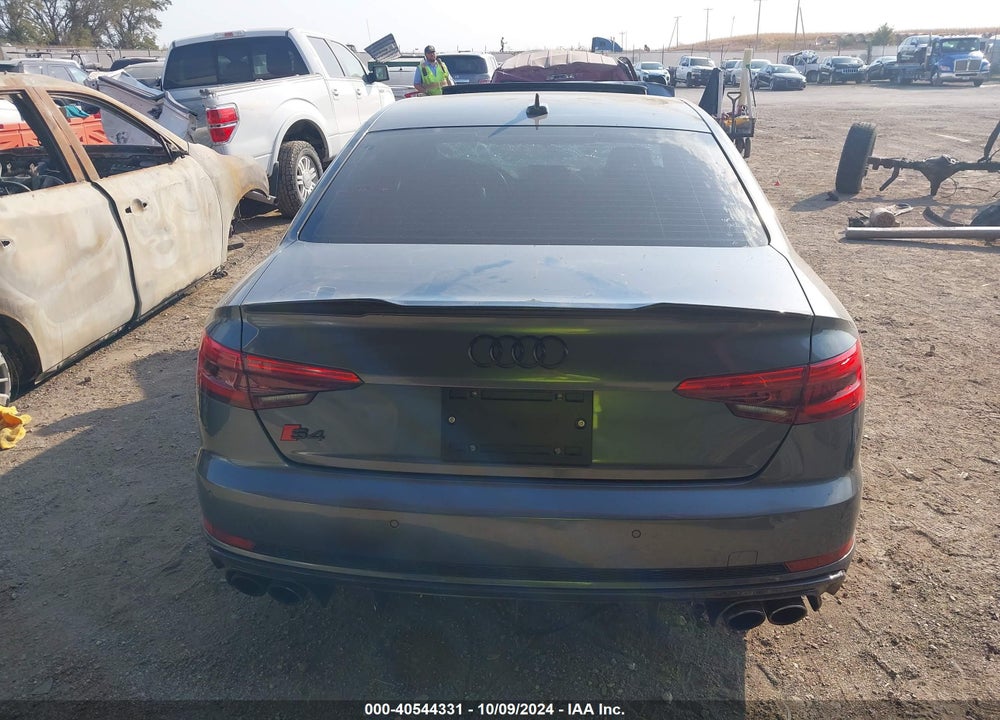 2018 AUDI S4 3.0T PREMIUM PLUS VIN: WAUC4AF45JA002434