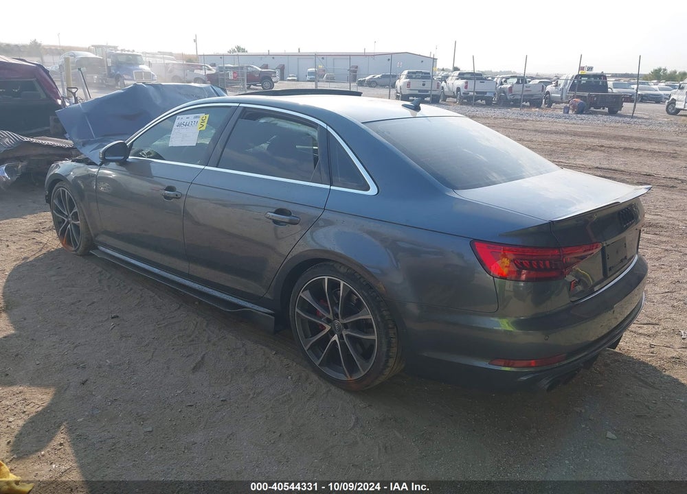 2018 AUDI S4 3.0T PREMIUM PLUS VIN: WAUC4AF45JA002434