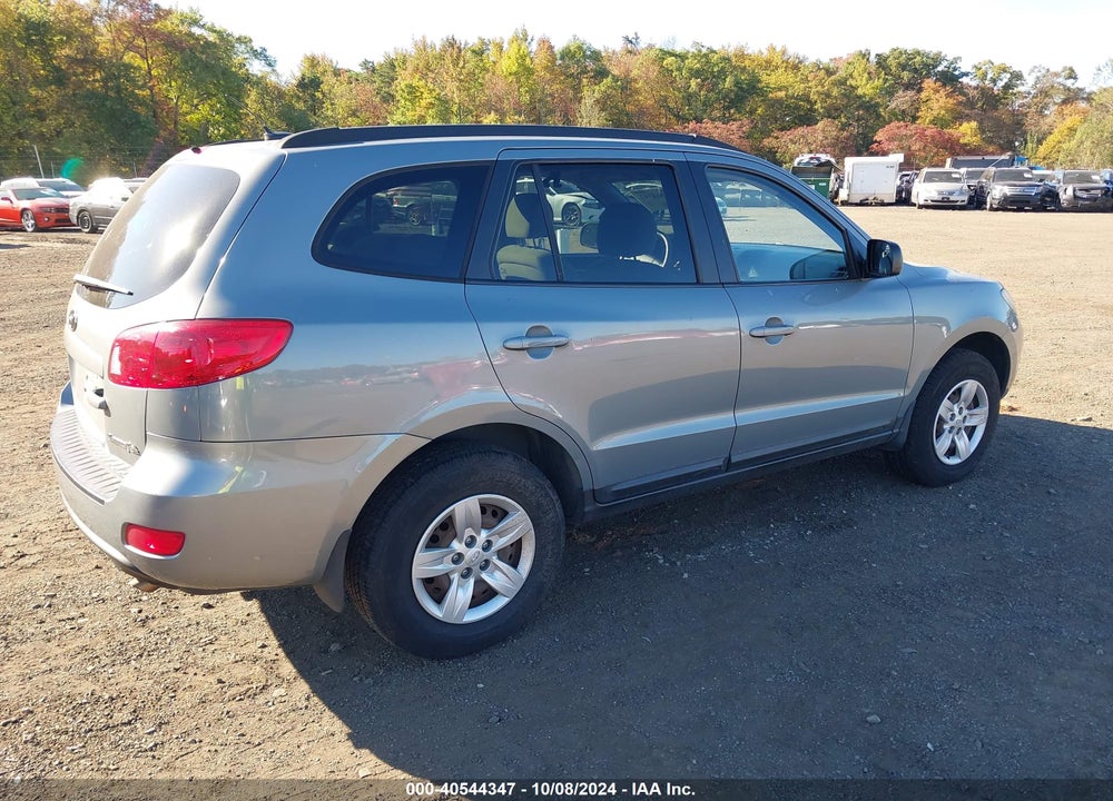 2009 HYUNDAI SANTA FE GLS VIN: 5NMSG13D59H256575