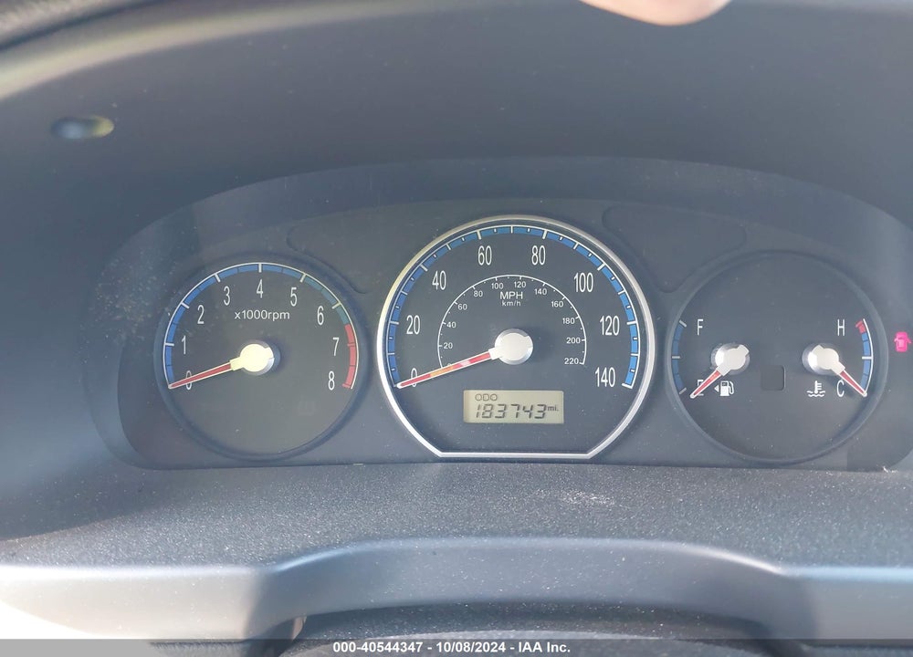 2009 HYUNDAI SANTA FE GLS VIN: 5NMSG13D59H256575