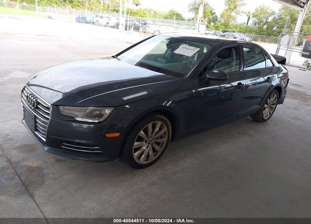 2017 AUDI A4 2.0T PREMIUM VIN: WAUANAF44HN002710