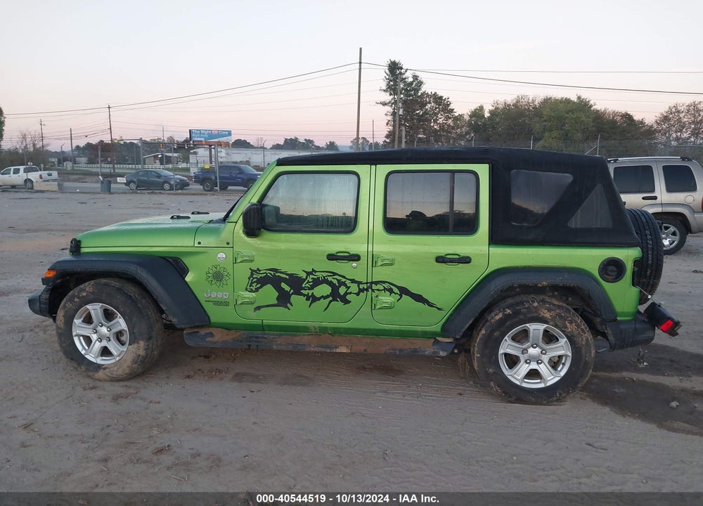 2018 JEEP WRANGLER UNLIMITED SPORT S 4X4 VIN: 1C4HJXDG4JW238447