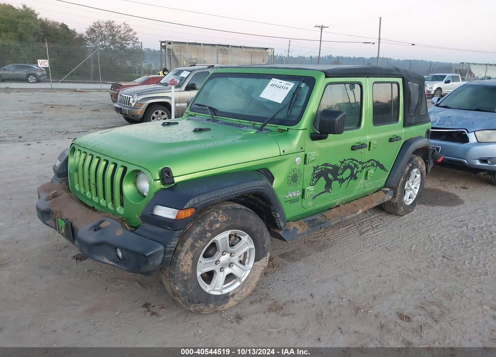 2018 JEEP WRANGLER UNLIMITED SPORT S 4X4 VIN: 1C4HJXDG4JW238447