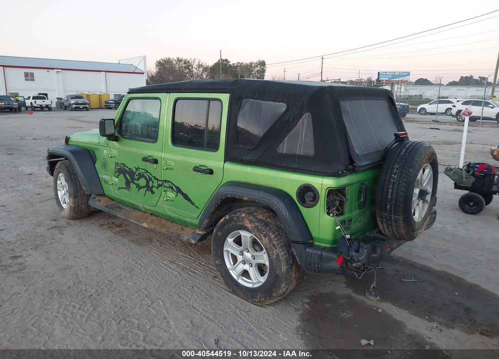 2018 JEEP WRANGLER UNLIMITED SPORT S 4X4 VIN: 1C4HJXDG4JW238447