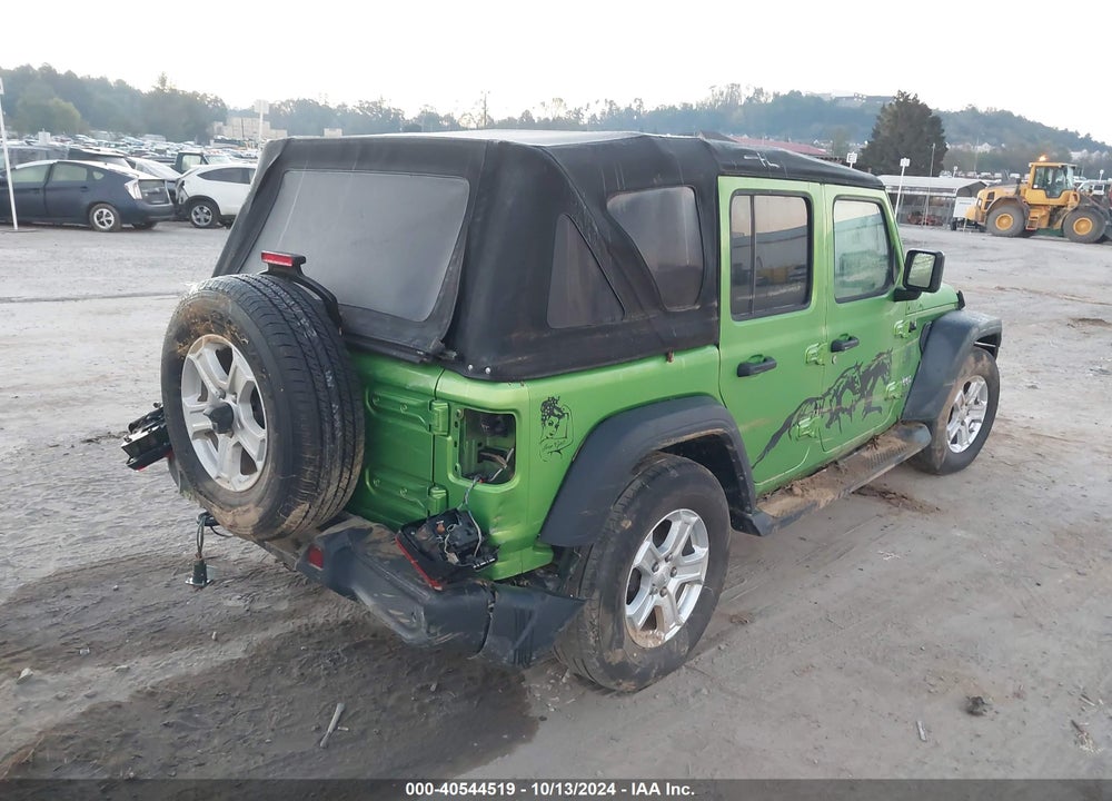 2018 JEEP WRANGLER UNLIMITED SPORT S 4X4 VIN: 1C4HJXDG4JW238447