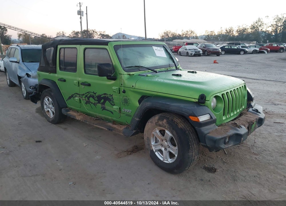 2018 JEEP WRANGLER UNLIMITED SPORT S 4X4 VIN: 1C4HJXDG4JW238447