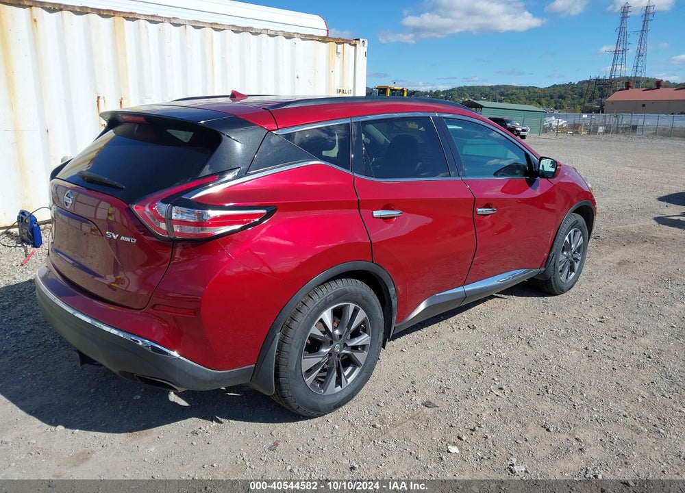 2016 NISSAN MURANO PLATINUM/S/SL/SV VIN: 5N1AZ2MH1GN108724