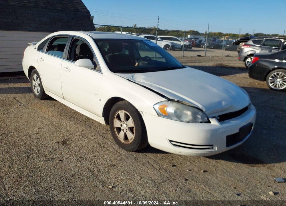 2009 CHEVROLET IMPALA LT VIN: 2G1WT57K691104640