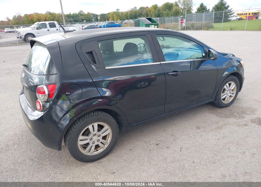 2013 CHEVROLET SONIC LT AUTO VIN: 1G1JC6SG5D4200890
