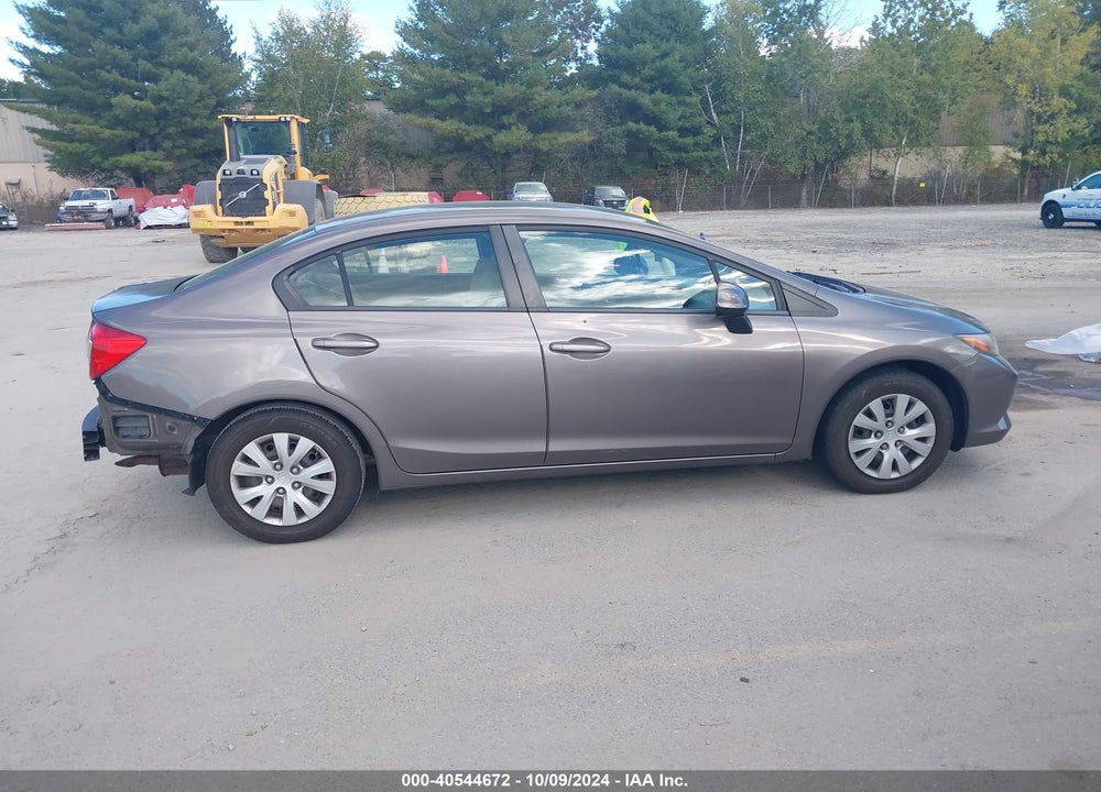 2012 HONDA CIVIC LX VIN: 2HGFB2F50CH566177