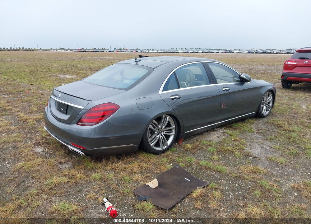 2018 MERCEDES-BENZ S 450 4MATIC VIN: WDDUG6GB2JA369452