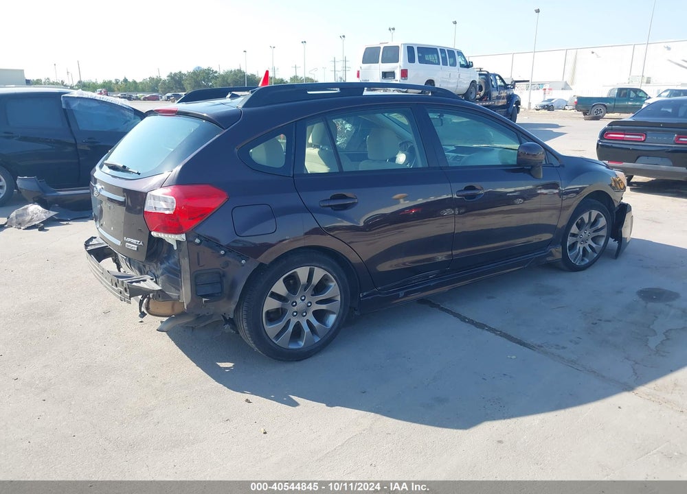 2013 SUBARU IMPREZA 2.0I SPORT PREMIUM VIN: JF1GPAL67D2895535