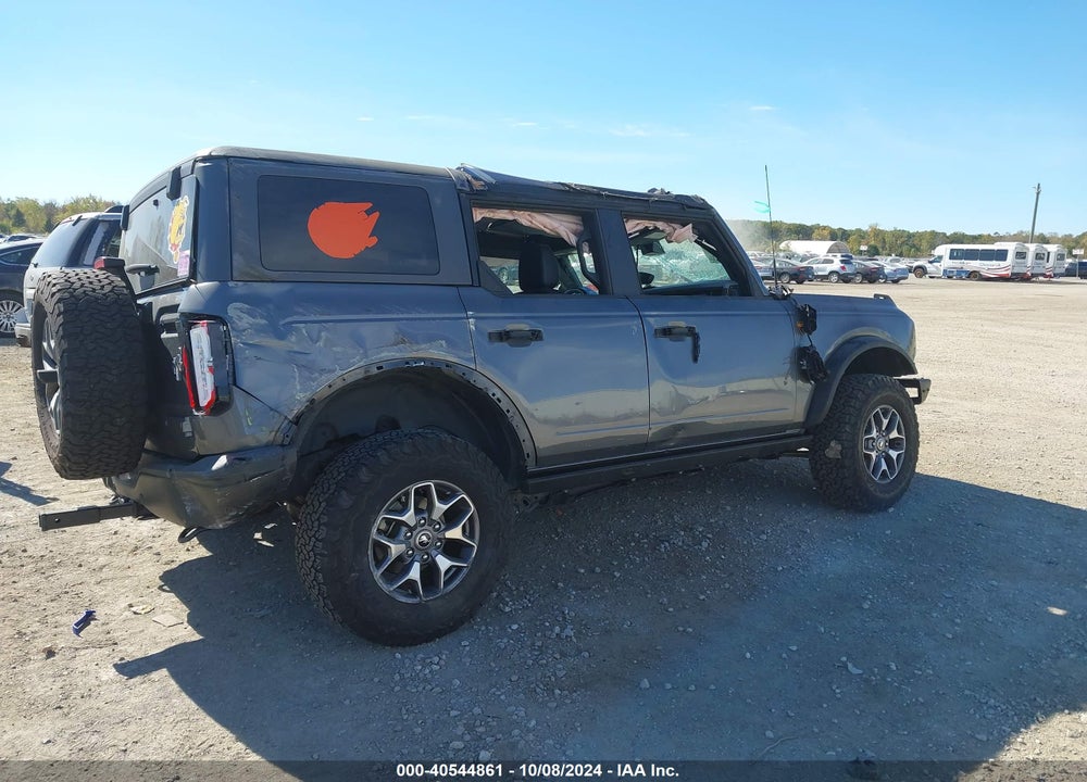 2022 FORD BRONCO BADLANDS VIN: 1FMEE5DH9NLB75496