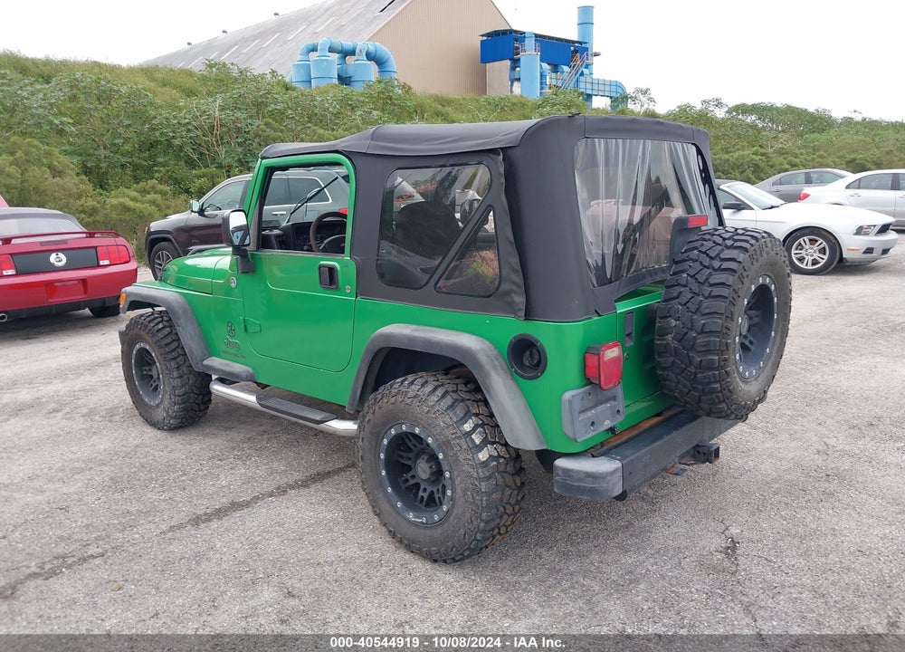 2005 JEEP WRANGLER SE VIN: 1J4FA29165P329857