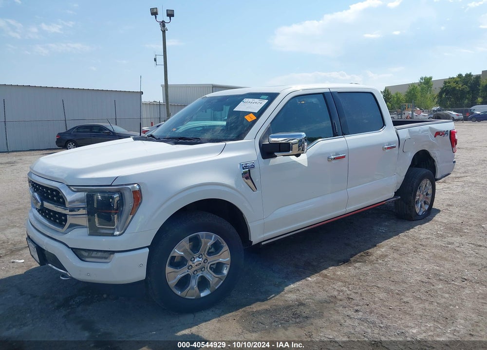 2022 FORD F-150 PLATINUM VIN: 1FTFW1E5XNFB61009