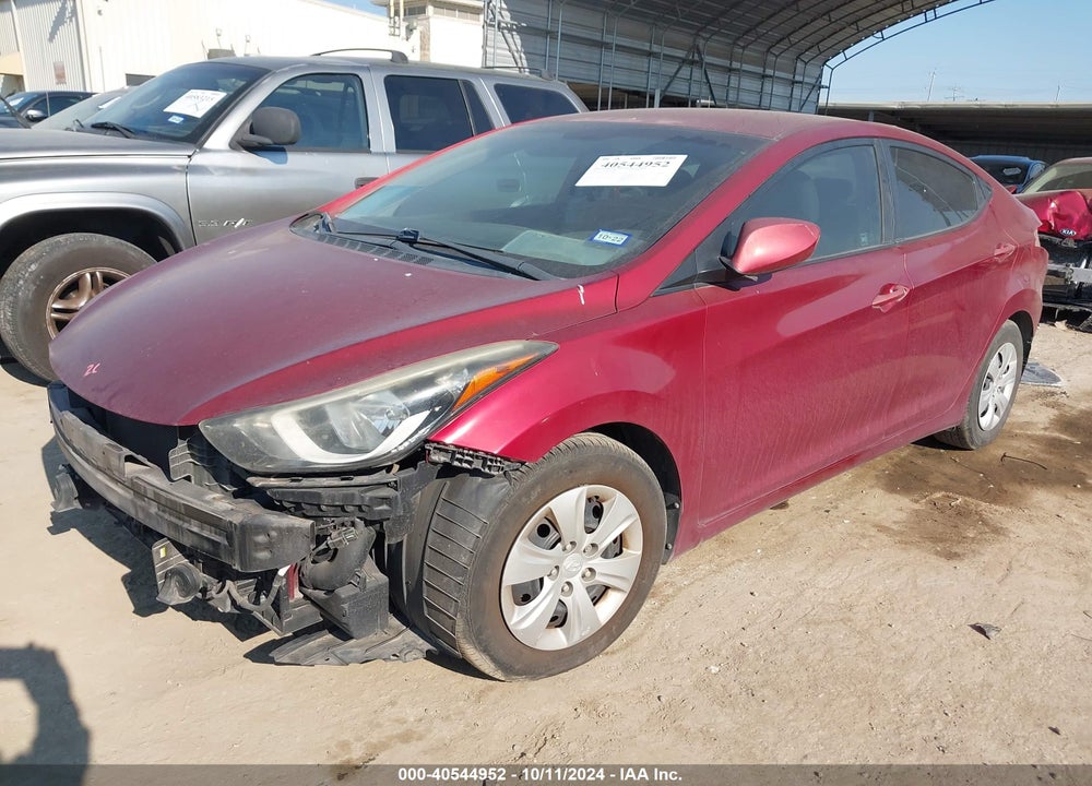 2016 HYUNDAI ELANTRA SE VIN: 5NPDH4AE6GH747269