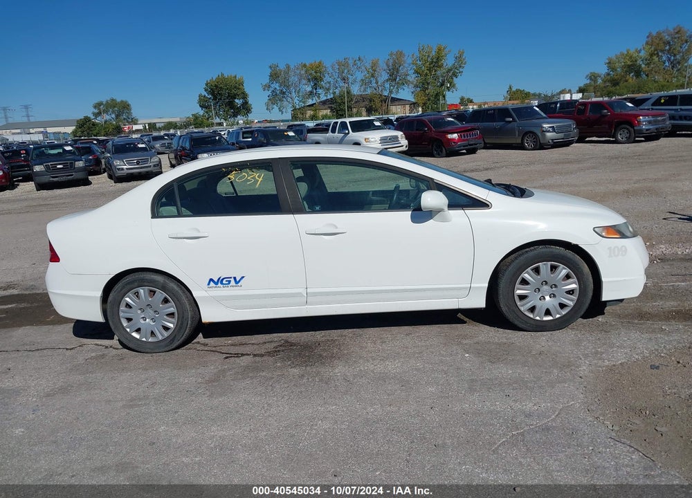 2009 HONDA CIVIC GX VIN: 1HGFA46529L000158