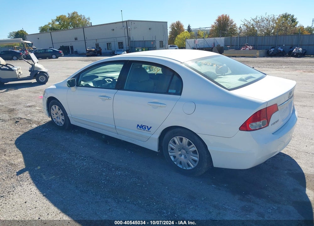 2009 HONDA CIVIC GX VIN: 1HGFA46529L000158