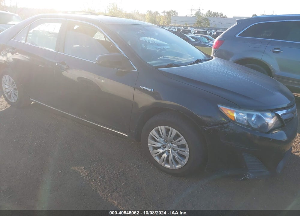 2013 TOYOTA CAMRY HYBRID LE VIN: 4T1BD1FK2DU074347