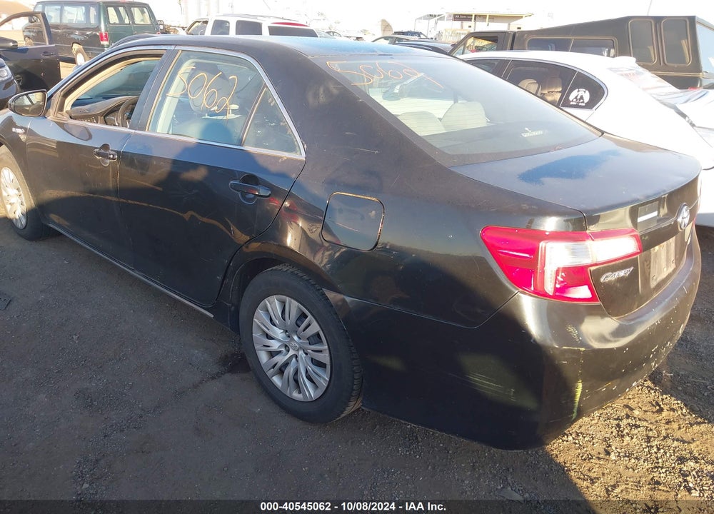 2013 TOYOTA CAMRY HYBRID LE VIN: 4T1BD1FK2DU074347