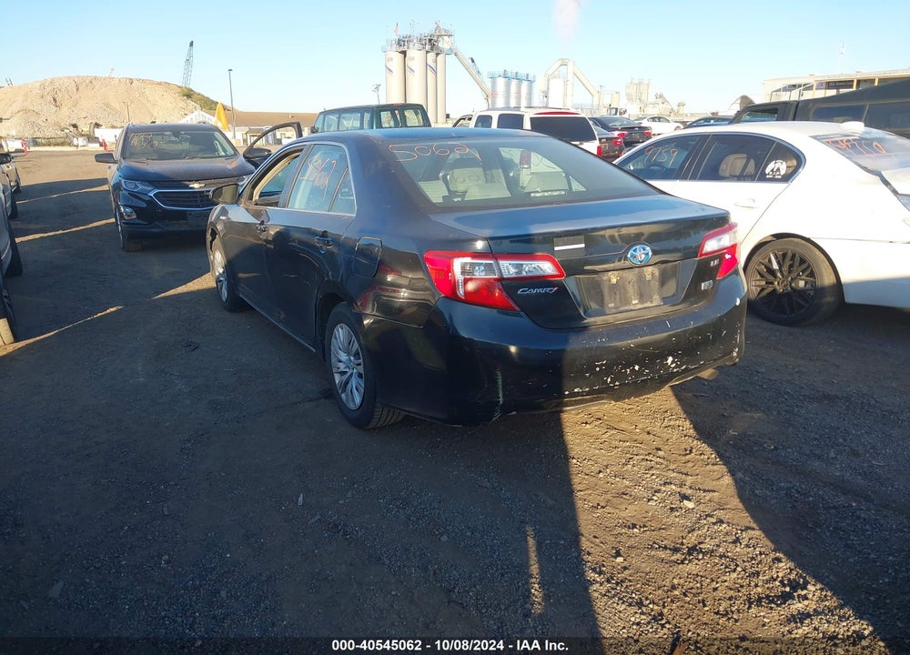 2013 TOYOTA CAMRY HYBRID LE VIN: 4T1BD1FK2DU074347