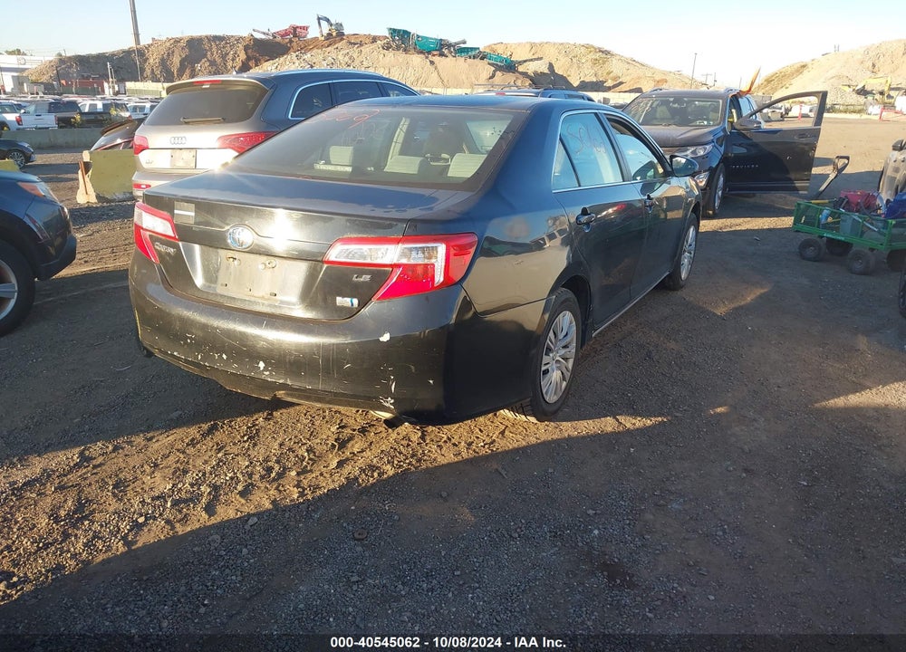 2013 TOYOTA CAMRY HYBRID LE VIN: 4T1BD1FK2DU074347