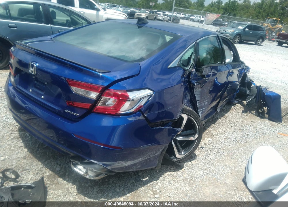 2022 HONDA ACCORD SPORT VIN: 1HGCV1F34NA075499
