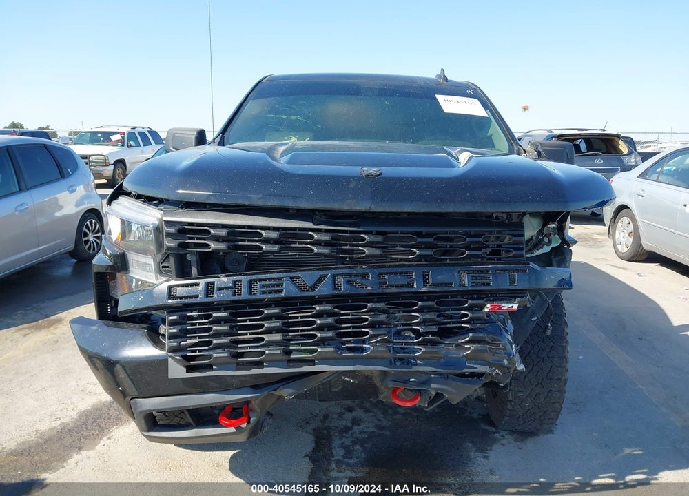 2021 CHEVROLET SILVERADO 1500 4WD SHORT BED CUSTOM TRAIL BOSS VIN: 1GCPYCEF6MZ446001