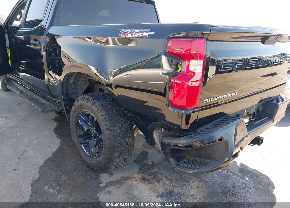 2021 CHEVROLET SILVERADO 1500 4WD SHORT BED CUSTOM TRAIL BOSS VIN: 1GCPYCEF6MZ446001
