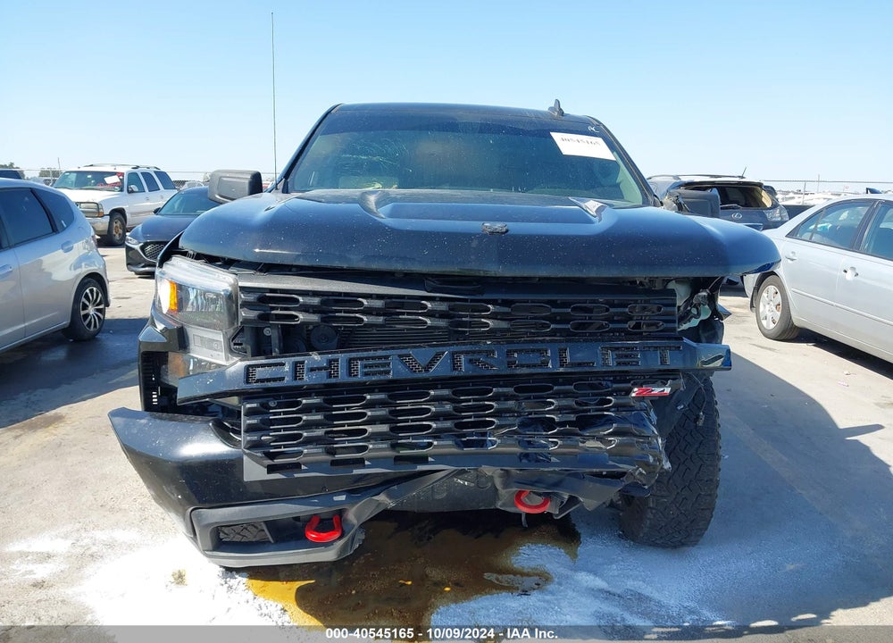 2021 CHEVROLET SILVERADO 1500 4WD SHORT BED CUSTOM TRAIL BOSS VIN: 1GCPYCEF6MZ446001