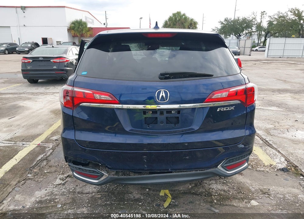 2016 ACURA RDX TECHNOLOGY   WATCH PLUS PACKAGES/TECHNOLOGY PACKAGE VIN: 5J8TB3H53GL006622